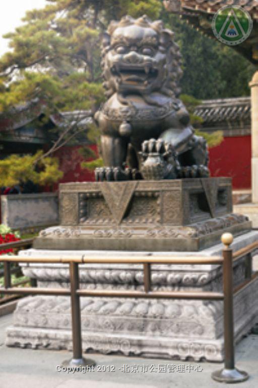 北京市公园管理中心-露天陈设类-铜狮