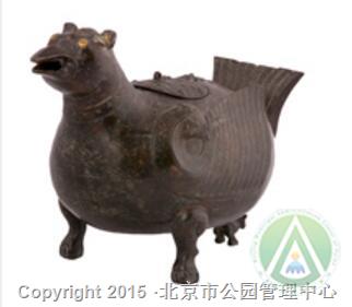错金鸟形尊 战国