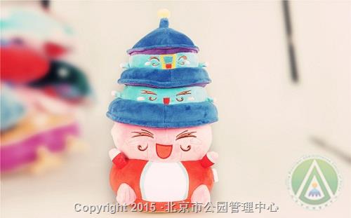 天坛公园“大福神玩偶