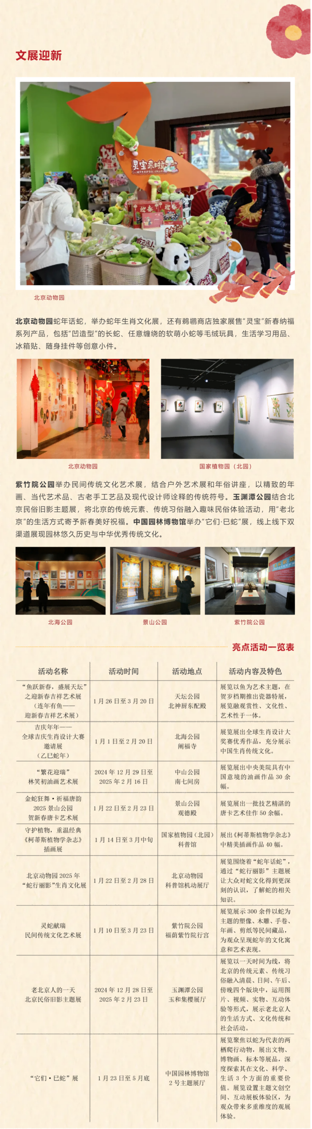 春节将至 | 市属公园新春游园活动带您欢喜过大年