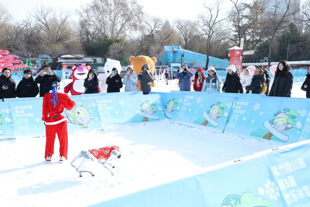 雪场融合现代科技展示