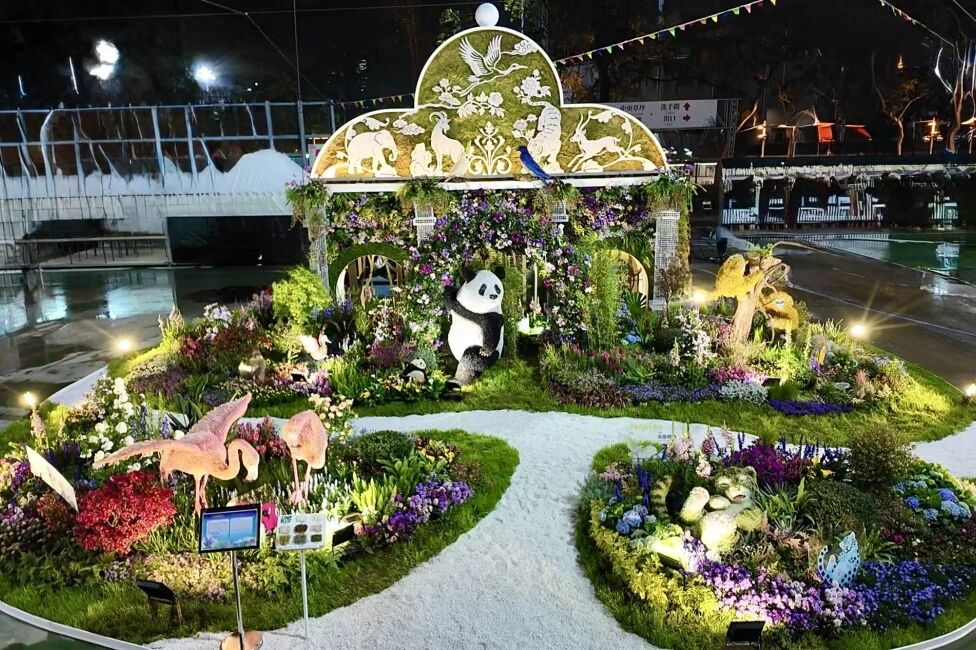 北京动物园装置布置全貌